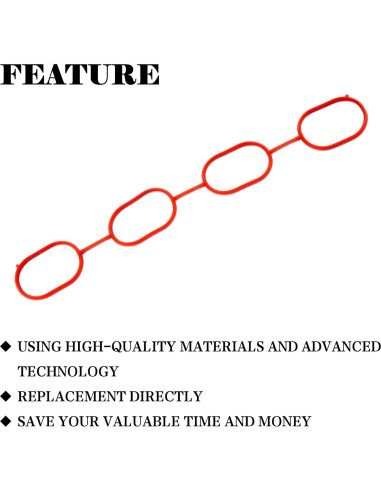 Junta de Colector de Admisión PMFCA para Toyota Corolla 2003-2008