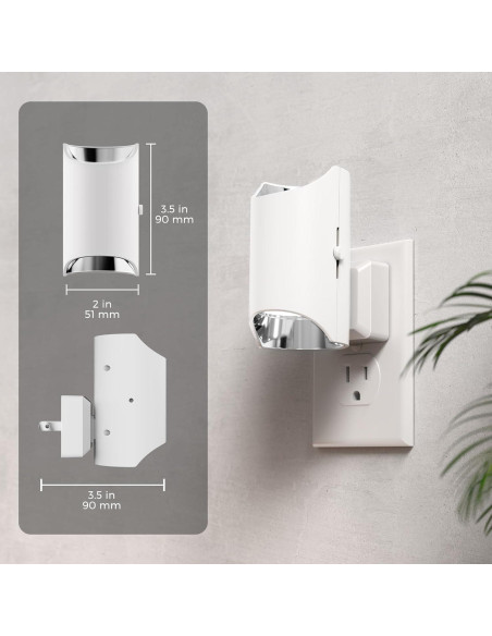 Luz Nocturna LED Regulable LOHAS 0-100LM con Sensor 3000K