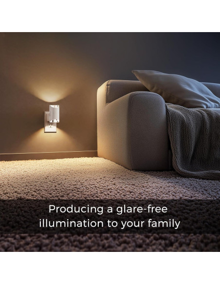 Luz Nocturna LED Regulable LOHAS 0-100LM con Sensor 3000K