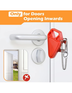 Cerradura de puerta portátil WINONLY I9889 Plus - Seguridad extra 2