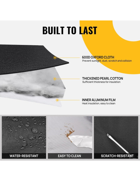 Funda Protectora Aislada BougeRV para Refrigerador 21QT