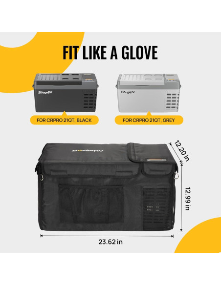Funda Protectora Aislada BougeRV para Refrigerador 21QT