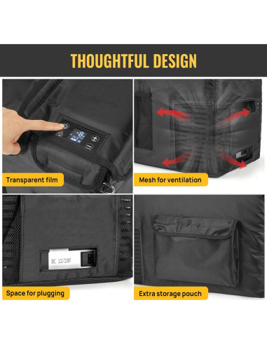 Funda Protectora Aislada BougeRV para Refrigerador 21QT