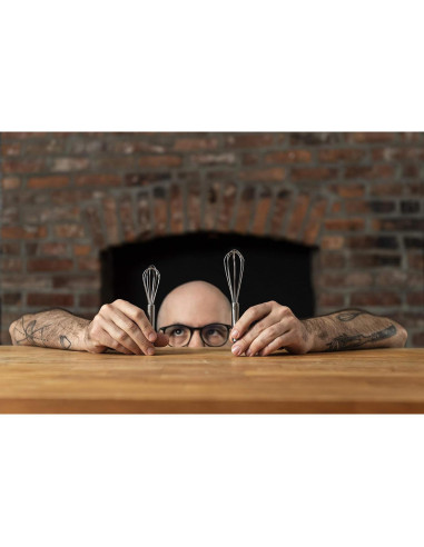 Juego de Batidores Pequeños Babish de Acero Inoxidable 2 Piezas