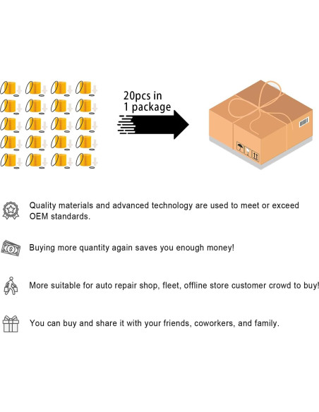 Filtro de Aceite GETOPAUTO 04152-YZZA1 Compatible Toyota 20 Unidades