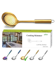 Colador de Cocina Berglander Dorado de Acero Inoxidable