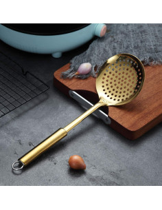 Colador de Cocina Berglander Dorado de Acero Inoxidable 2