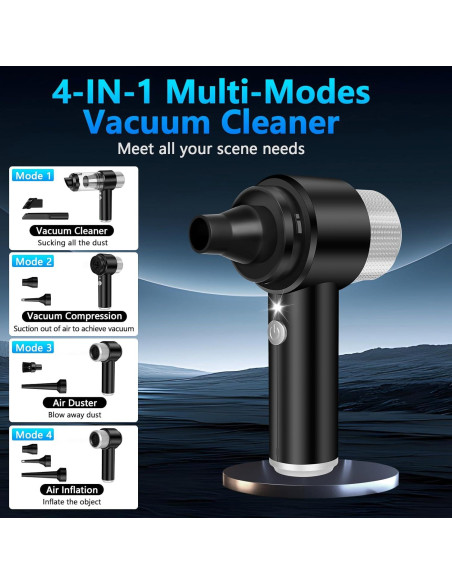 Aspiradora de Mano Libershine L135 15000Pa Inalámbrica Portátil