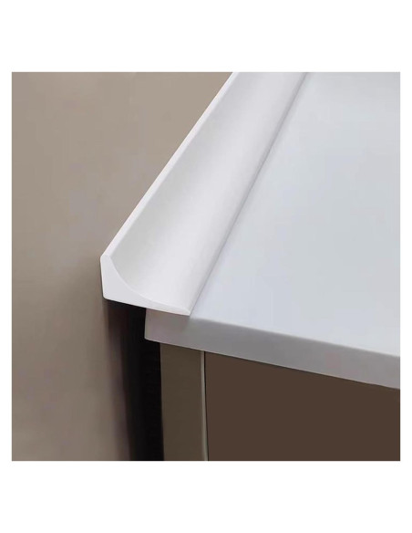 Umbral de Ducha de Silicona WSIWZAI 1 Metro Blanco