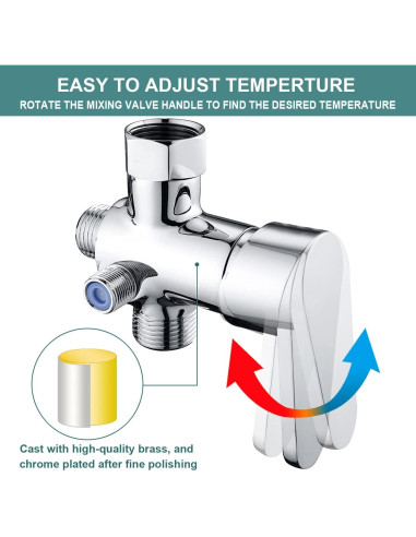 Rociador de Bidet de Mano Pugrwei BDA-1 Acero Inoxidable