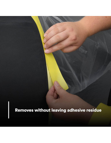 Cinta de Enmascarar 3M 06652 Amarillo 18mm x 55m Resistente