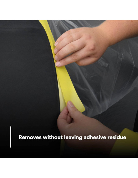 Cinta de Enmascarar 3M 06652 Amarillo 18mm x 55m Resistente