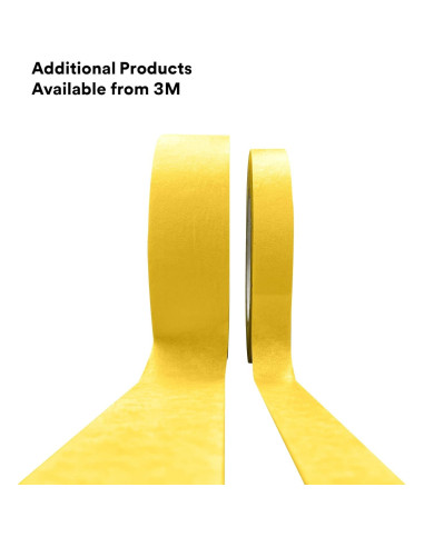 Cinta de Enmascarar 3M 06652 Amarillo 18mm x 55m Resistente