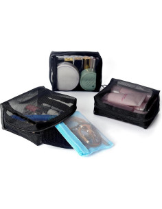 Bolsa de Malla con Cremallera PATU Mini Portátil S 3 Piezas 2