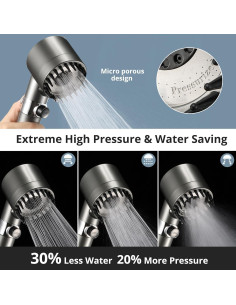 Cabezal de Ducha Filtrado Iopsk con Mango y 5 Modos 2