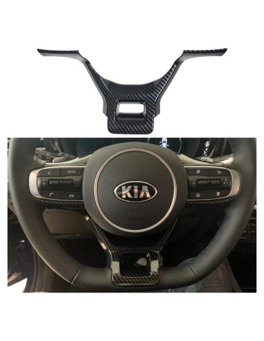 Cubierta Trim Volante Kia K5 GT 2020-2025 Estilo Carbono
