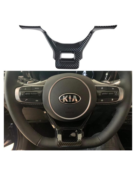 Cubierta Trim Volante Kia K5 GT 2020-2025 Estilo Carbono Cubierta Trim Volante Kia K5 GT 2020-2025 Estilo Carbono