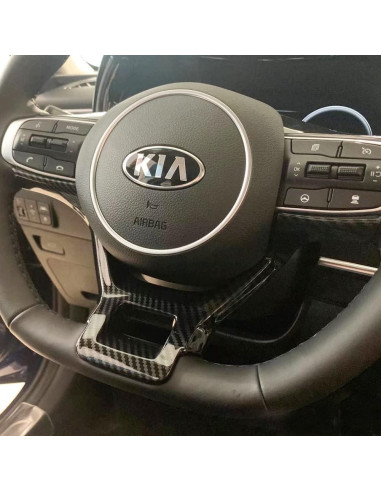 Cubierta Trim Volante Kia K5 GT 2020-2025 Estilo Carbono