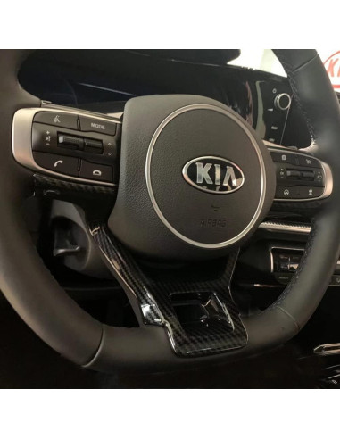 Cubierta Trim Volante Kia K5 GT 2020-2025 Estilo Carbono