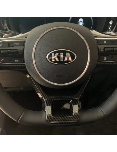 Cubierta Trim Volante Kia K5 GT 2020-2025 Estilo Carbono