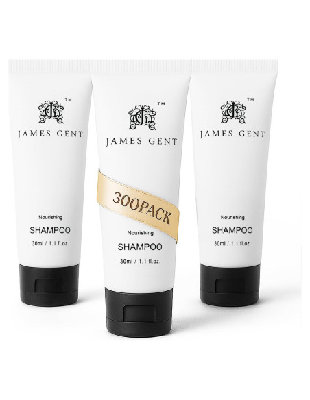 Champú de Hotel JG JAMES GENT 300 Piezas 30ml Aloe y Té Verde