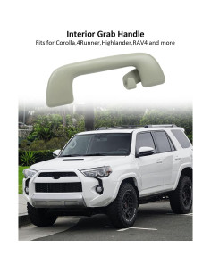 Asa de Techo Interior YIGUCS Gris Beige para Toyota Corolla y más 2