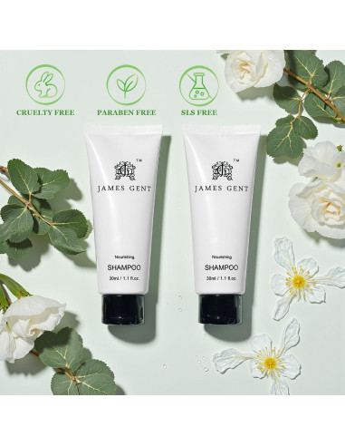 Champú de Hotel JG JAMES GENT 300 Piezas 30ml Aloe y Té Verde