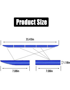 Calcomanía Reflectante Blilo para Maletero de Auto Azul 2