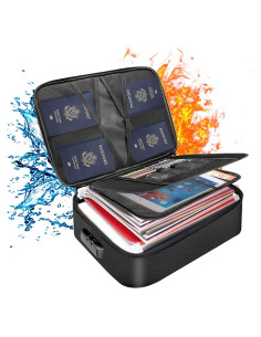 Bolsa de Documentos DocSafe Ignífuga y Resistente al Agua 36x27 cm