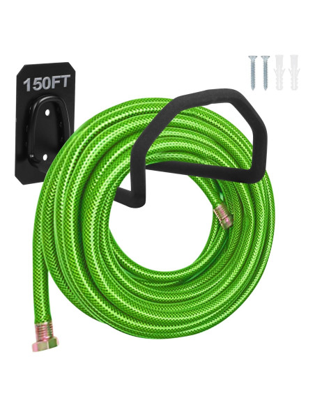 Soporte de Manguera de Jardín PeoMev Montaje en Pared 22.68 kg