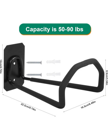 Soporte de Manguera de Jardín PeoMev Montaje en Pared 22.68 kg