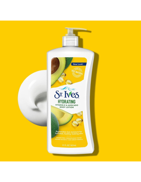 Loción Hidratante St. Ives 621 ml con Vitamina E y Aguacate