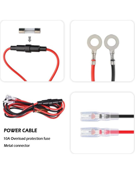 Toma de Encendedor de Cigarrillos IHOTDER 12V con Cubierta Impermeable