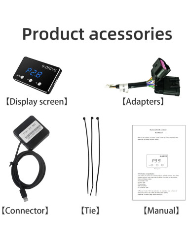 Controlador de Respuesta del Acelerador Chunle 9 Modos para Toyota