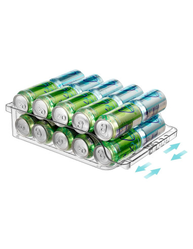 Organizador de Latas Ajustable para Refrigerador - 20 Latas - 315ml/355ml
