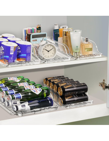 Organizador de Latas Ajustable para Refrigerador - 20 Latas - 315ml/355ml