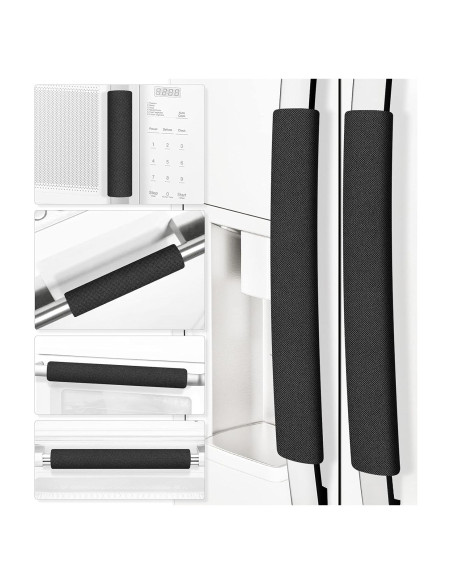 Cubiertas de Manijas de Refrigerador ELCOOR 6 Piezas Ajustables