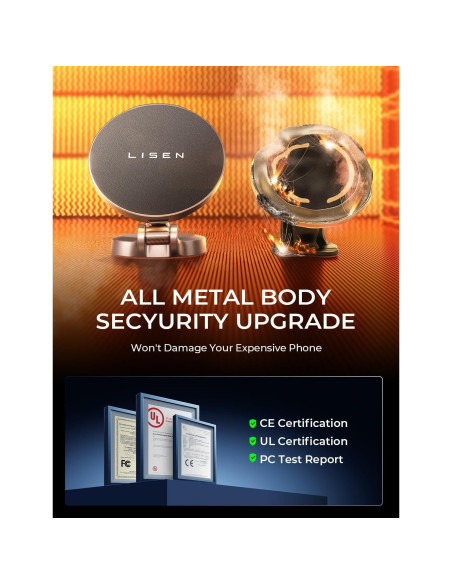 Soporte Cargador Inalámbrico Magsafe LISEN 15W para iPhone