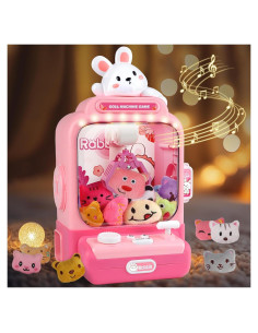 Mini Máquina de Garras Shen Zhen con 20 Juguetes y Luces