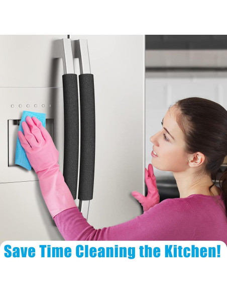 Cubiertas de Manijas de Refrigerador ELCOOR 6 Piezas Ajustables