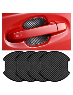 Protector de Manija de Puerta Mandark TPU 4PCS Carbono Grande