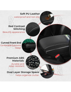 Reposabrazos Central GSTP para Toyota Yaris iA 2017-2018 con 7 USB 2