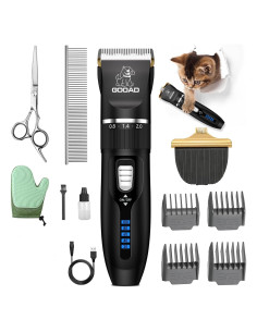 Cortadora de Pelo para Gatos Gooad Inalámbrica 2200mA Silenciosa