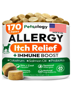 Masticables para Alergia en Perros Petsology 170 Unidades