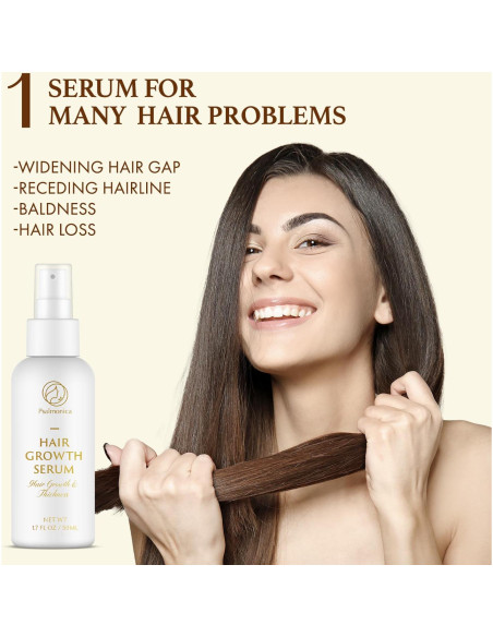 Suero Crecimiento Cabello Morgen Rosee 50 ML - Aceite Natural