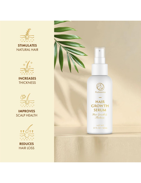 Suero Crecimiento Cabello Morgen Rosee 50 ML - Aceite Natural