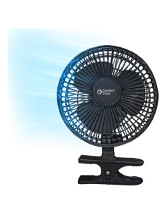 Ventilador de Mesa Clip Zona de Confort 6" Negro 2 Velocidades