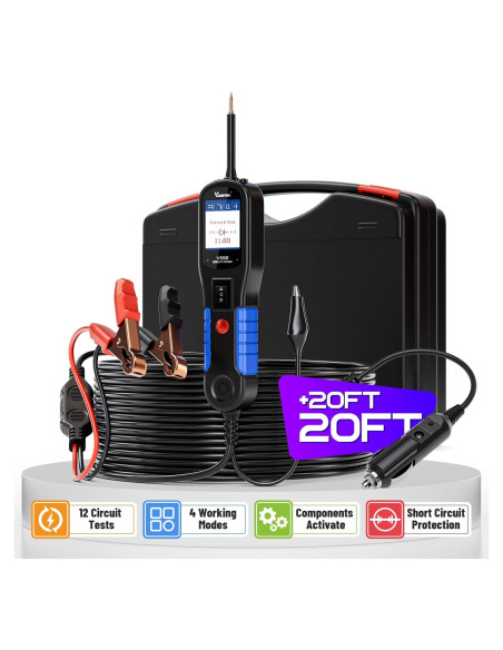 Kit de Prueba de Circuito VDIAGTOOL V200 12V 24V 12.19m