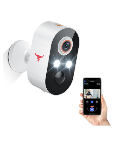 Cámara de Seguridad Inalámbrica Botmelt 1080P Exterior AI