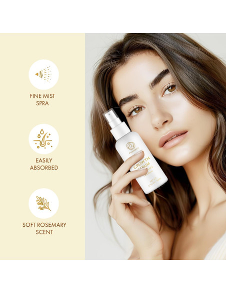 Suero Crecimiento Cabello Morgen Rosee 50 ML - Aceite Natural